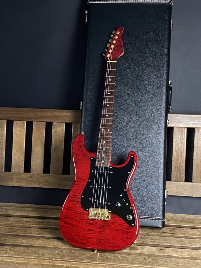 Suhr Custom Classic Quilted Trans Red